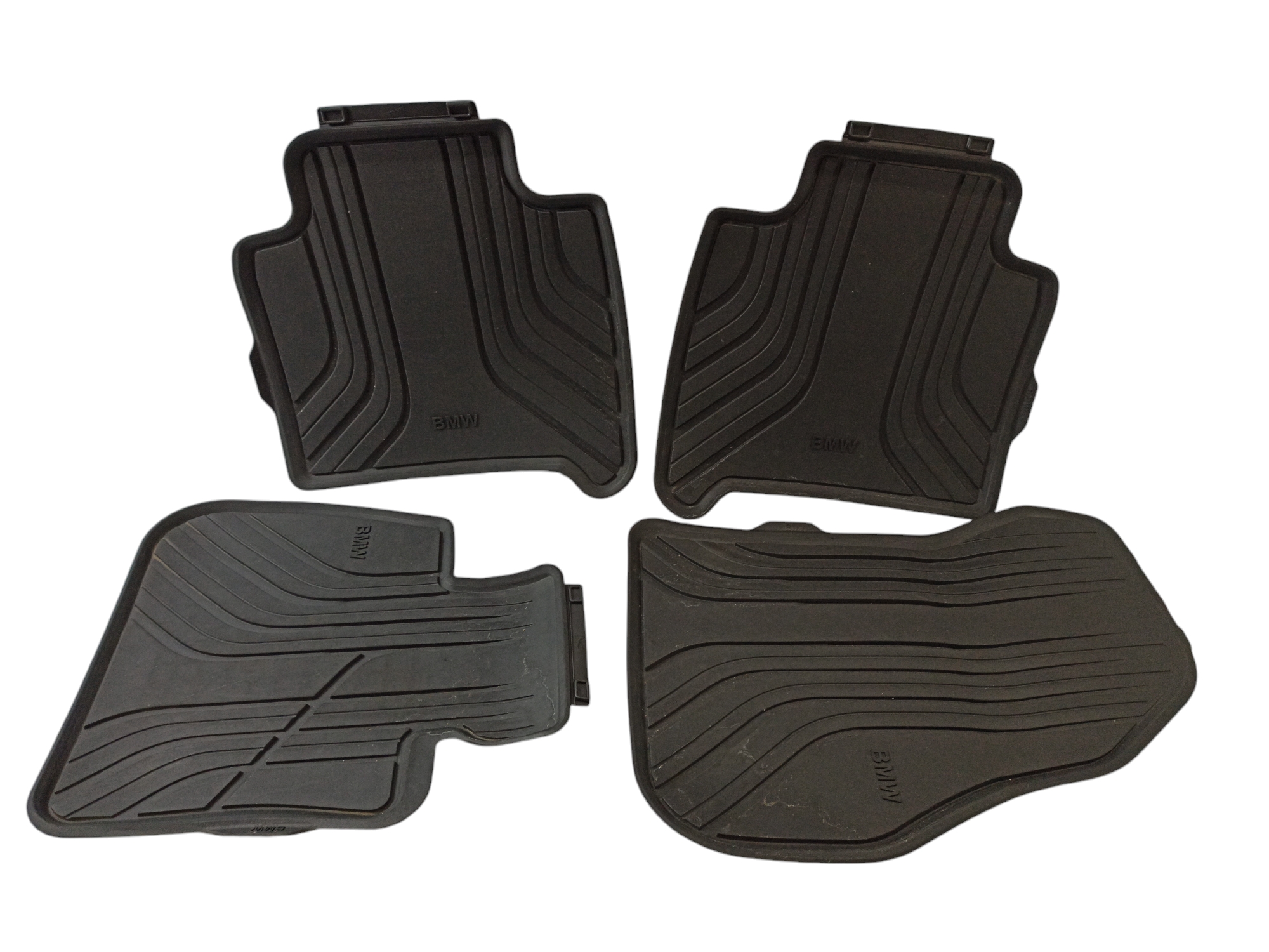 BMW OEM Floor mats all-weather front rear 2287863 2287852 2 F46 GC